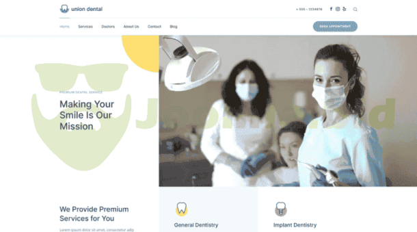 YOOtheme Union Dental - Health & Fitness