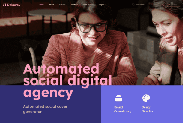 JoomShaper Delacroy - Digital Agency
