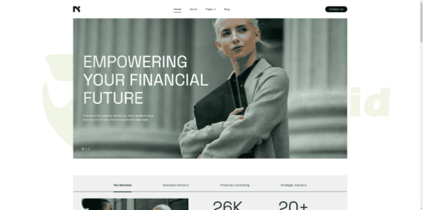 JoomShaper NestFund - A sleek and professional for service firms