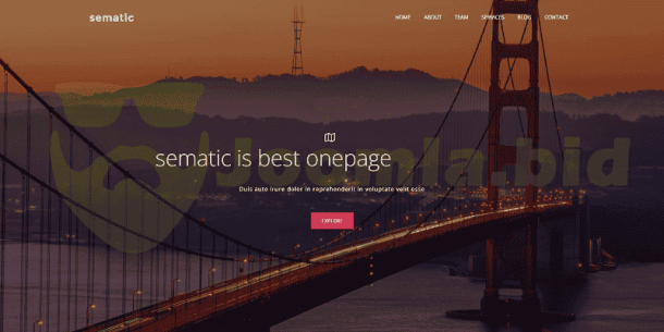 Sematic - One Page (ThemeForest)