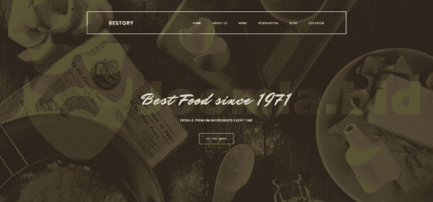 Restory - Restaurant & Cafe (ThemeForest)
