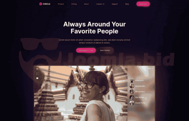 YOOtheme Circle - Software & Technology