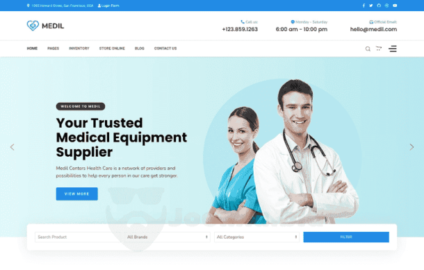 TZ Medil - Medical, Doctor & Health Care