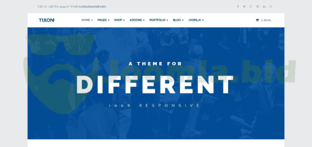 JoomShaper Tixon - Corporate & VirtueMart