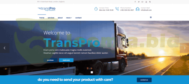 Transport & Trucking Logistics (ThemeForest)