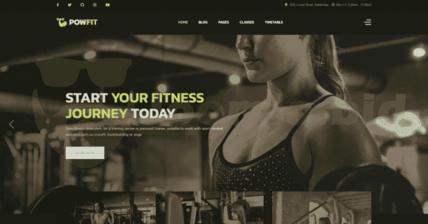 TemPlaza PowFit - Gym Fitness (Hikashop)
