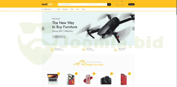 Sj MartLife - Responsive Multipurpose VirtueMart