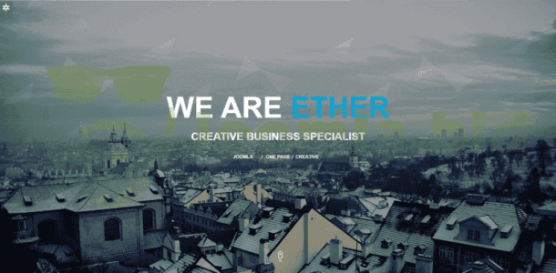 Ether - One Page (ThemeForest)