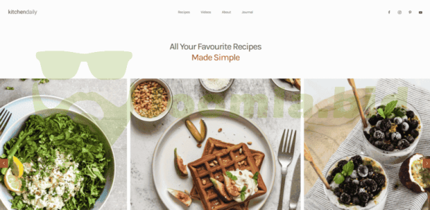 YOOtheme Kitchen Daily - Food & Drink