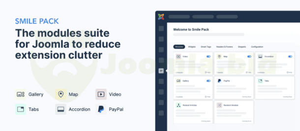 Smile Pack Pro - All-in-one, Map, Video, Gallery, PayPal Button and more