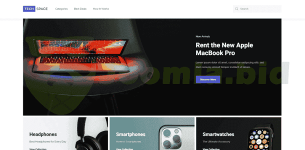 YOOtheme Tech Space - Software & Technology