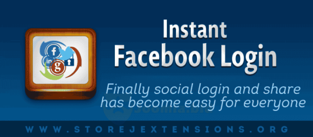 Instant Facebook Login - Google, Twitter & LinkedIn