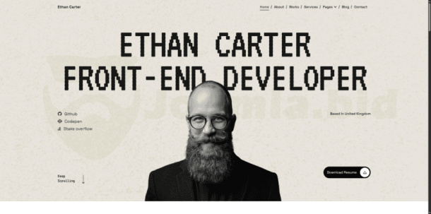 JoomShaper Devnox - A Modern Portfolio for Developers/IT Experts