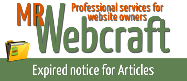 Expired Notice for Articles