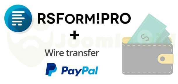 Plugin RSForm! Pro Payments PayPal or Offline