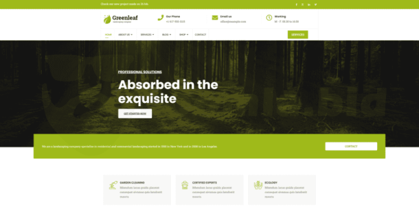 TM Greenleaf - Gardening, Lawn & Landscaping (HikaShop)
