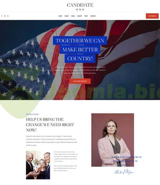 JA Candidate - Professional Political